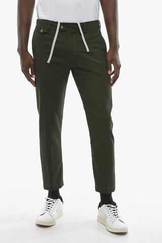 Virgin Wool RAVAL Pants with Drawstring Waist