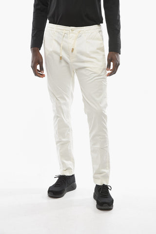 Single-Pleat Stretch Cotton MITTE Pants