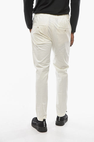 Single-Pleat Stretch Cotton MITTE Pants