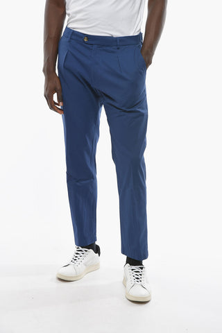 Solid Color Stretch Cotton RAVAL Pants