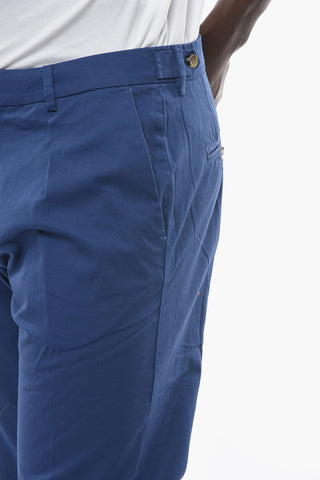 Solid Color Stretch Cotton RAVAL Pants