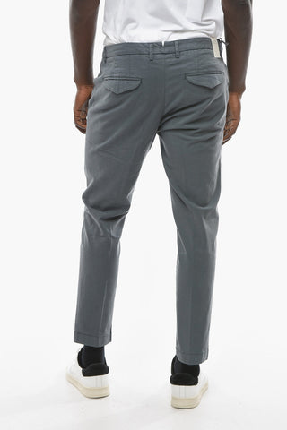 Solid Color MARAIS Pants with Flap Pockets