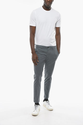 Solid Color MARAIS Pants with Flap Pockets