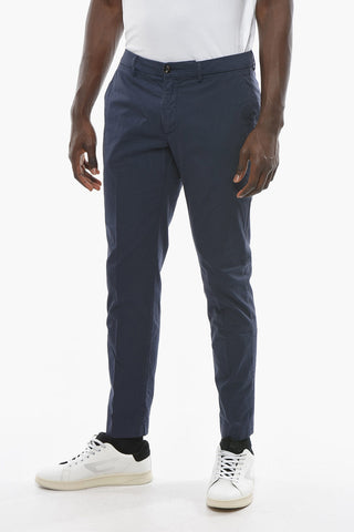 Solid Color NEWTOWN Chino Pants with Belt Loops