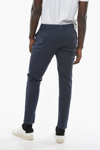 Solid Color NEWTOWN Chino Pants with Belt Loops