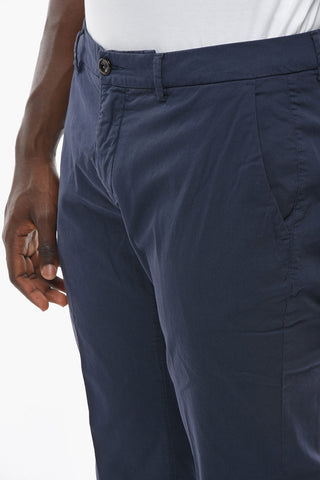 Solid Color NEWTOWN Chino Pants with Belt Loops