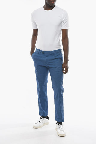 Cotton Stretch VENEZIA Pants with Regular Waist