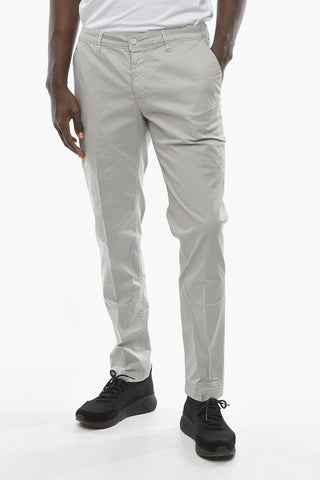 Regular Waist Stretch Cotton NEWTOWN Chino Pants
