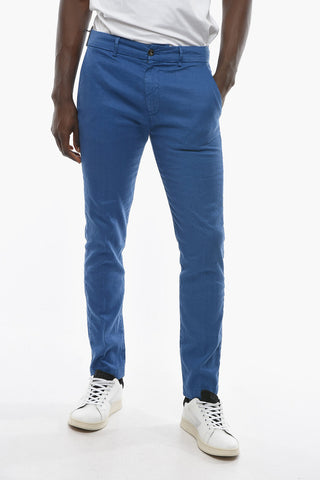 Pantaloni Casual MARAIS In Twill di Cotone e Lino