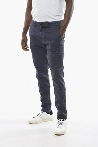 Linen and Cotton Tapered Fit MARAIS Pants