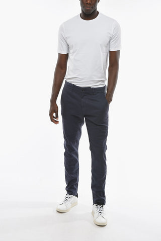 Linen and Cotton Tapered Fit MARAIS Pants