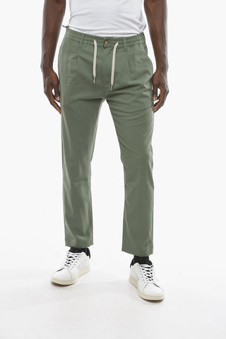Double Pleat MITTE Pants With Drawstring and Laces on the Waist