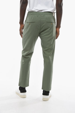 Double Pleat MITTE Pants With Drawstring and Laces on the Waist