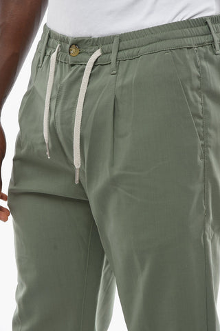 Double Pleat MITTE Pants With Drawstring and Laces on the Waist