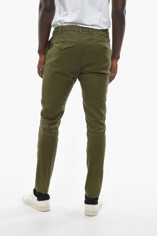 Pantaloni MARAIS in Lino e Cotone con Tasche ad Aletta