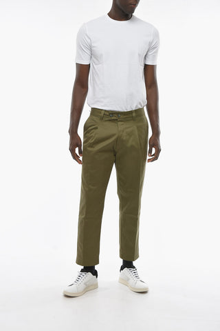 Tapered Fit Single Pleat MEDINA Chino Pants