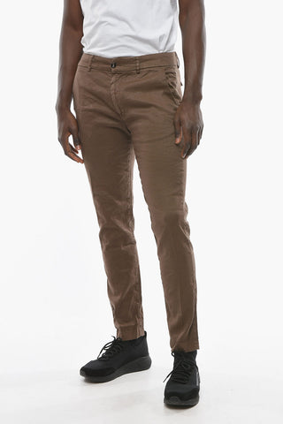 Cotton and Linen MARAIS Pants with 4 Pockets