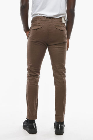 Cotton and Linen MARAIS Pants with 4 Pockets