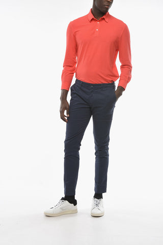 Regular Waist Stretch Cotton NEWTOWN Chino Pants