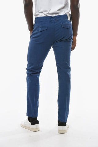 Tapered Fit Cotton and Linen MARAIS Pants