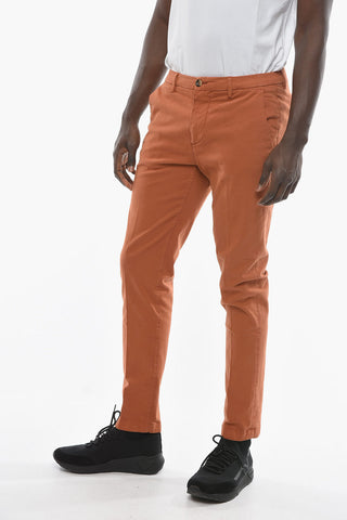 Solid Color MARAIS Chino Pants with Flap Pockets