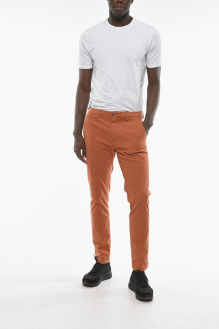 Solid Color MARAIS Chino Pants with Flap Pockets
