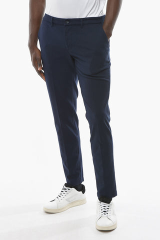 Solid Color NEWTOWN Pants with Belt Loops