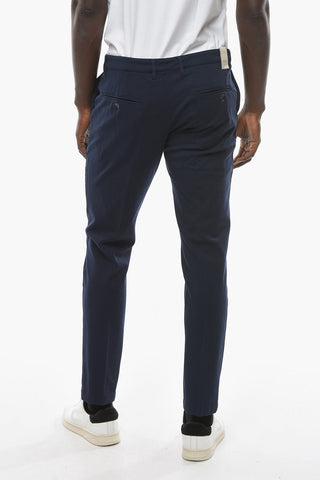 Solid Color NEWTOWN Pants with Belt Loops