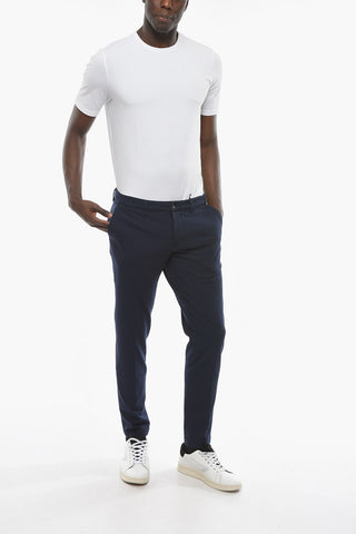 Solid Color NEWTOWN Pants with Belt Loops