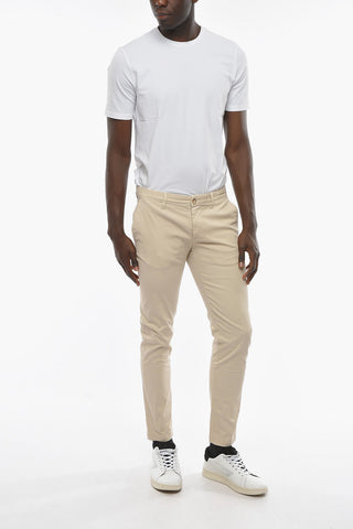 Pantaloni Chino NEWTOWN in Twill di Cotone