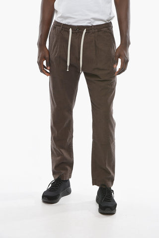 Carrot Fit MITTE Casual Pants with Drawstring Waist