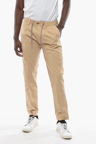 Pantaloni Casual RAVAL Con Elastico in Vita e Lacci a Righe