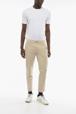 Cotton Stretch MARAIS Chino Pants with Flap Pockets