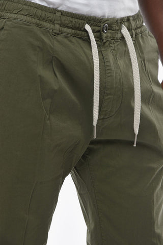 Single Pleat MITTE Pants with Drawstring Waist and Contrasting Laces