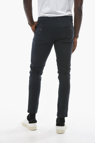 Pantaloni Chino NEWTOWN In Twill Di cotone a Vita Regolare