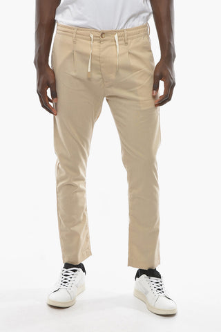 Pantaloni MITTE A una Pince In Lana Vergine Stretch con Passanti