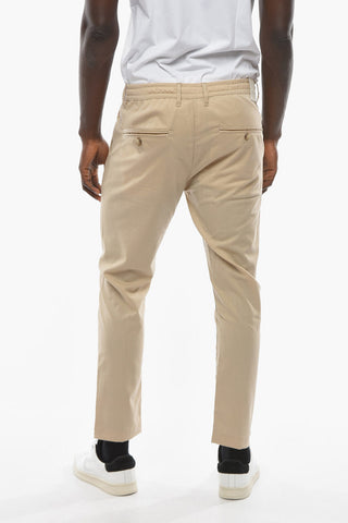 Pantaloni MITTE A una Pince In Lana Vergine Stretch con Passanti