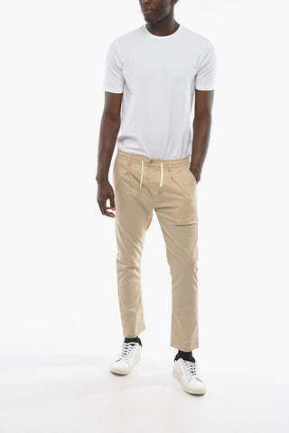 Pantaloni MITTE A una Pince In Lana Vergine Stretch con Passanti