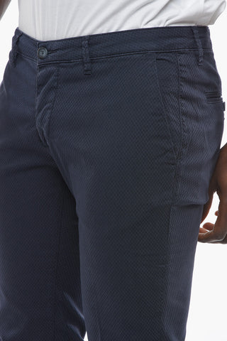 Pantaloni Chino NEWTOWN in Cotone Stretch con Passanti