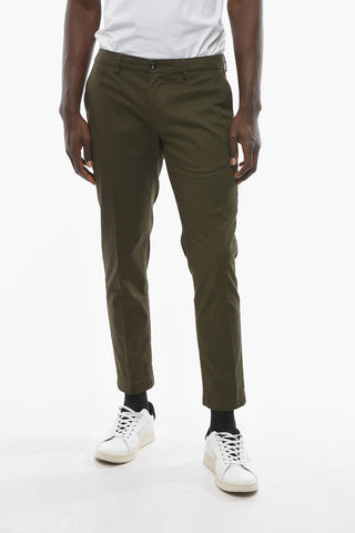 Pantaloni Chino NEWTOWN Slim Fit in Cotone Stretch