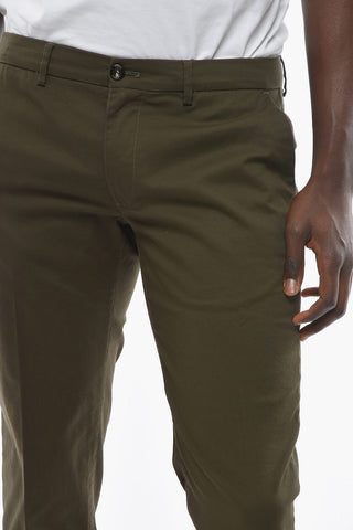 Pantaloni Chino NEWTOWN Slim Fit in Cotone Stretch
