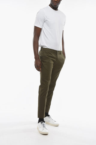 Pantaloni Chino NEWTOWN Slim Fit in Cotone Stretch