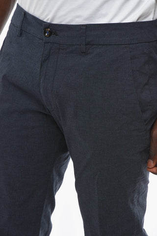 Tapered Fit MARAIS Chino Pants with Flap Pockets