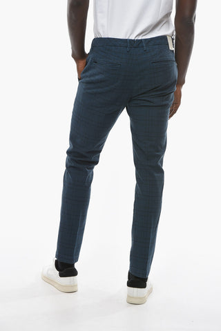 District Check Motif Stretch Cotton MARAIS Chino Pants