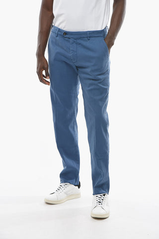 Mid-Waist Cotton Twill VENEZIA Chinos Pants