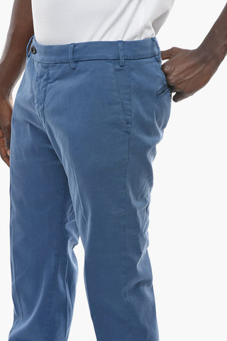 Mid-Waist Cotton Twill VENEZIA Chinos Pants