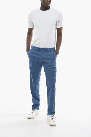 Mid-Waist Cotton Twill VENEZIA Chinos Pants