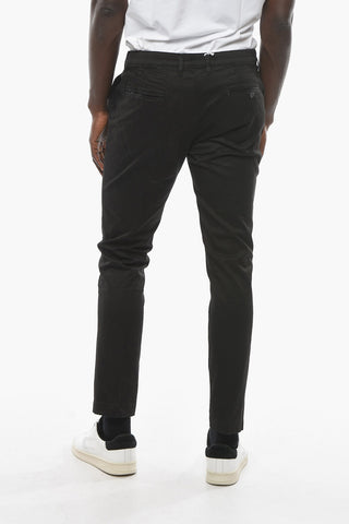 Pantaloni a 1 Pince NEWTOWN in Cotone Stretch