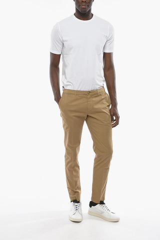 Slim Fit NEWTOWN ChinoPants with Logo on Button