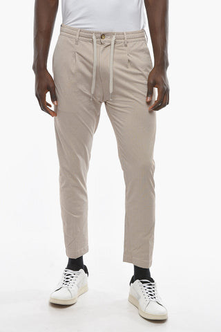 Awning Striped MITTE Single Pleat with Drawstring Waist